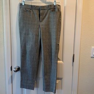 Banana Republic Plaid Sloan Pant, Size 10